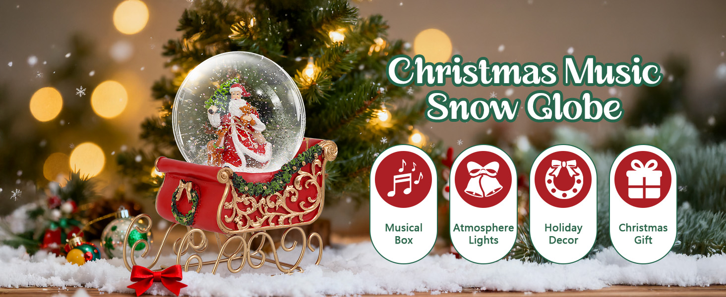 Christmas Snow Globe with Musi – Snow Globe Musical recenzja i cena