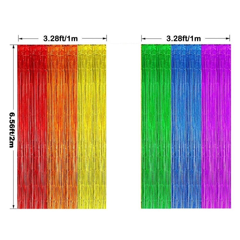 Party Backdrop Fringe Tinsel C – Tinsel Garland Decoration recenzja i cena