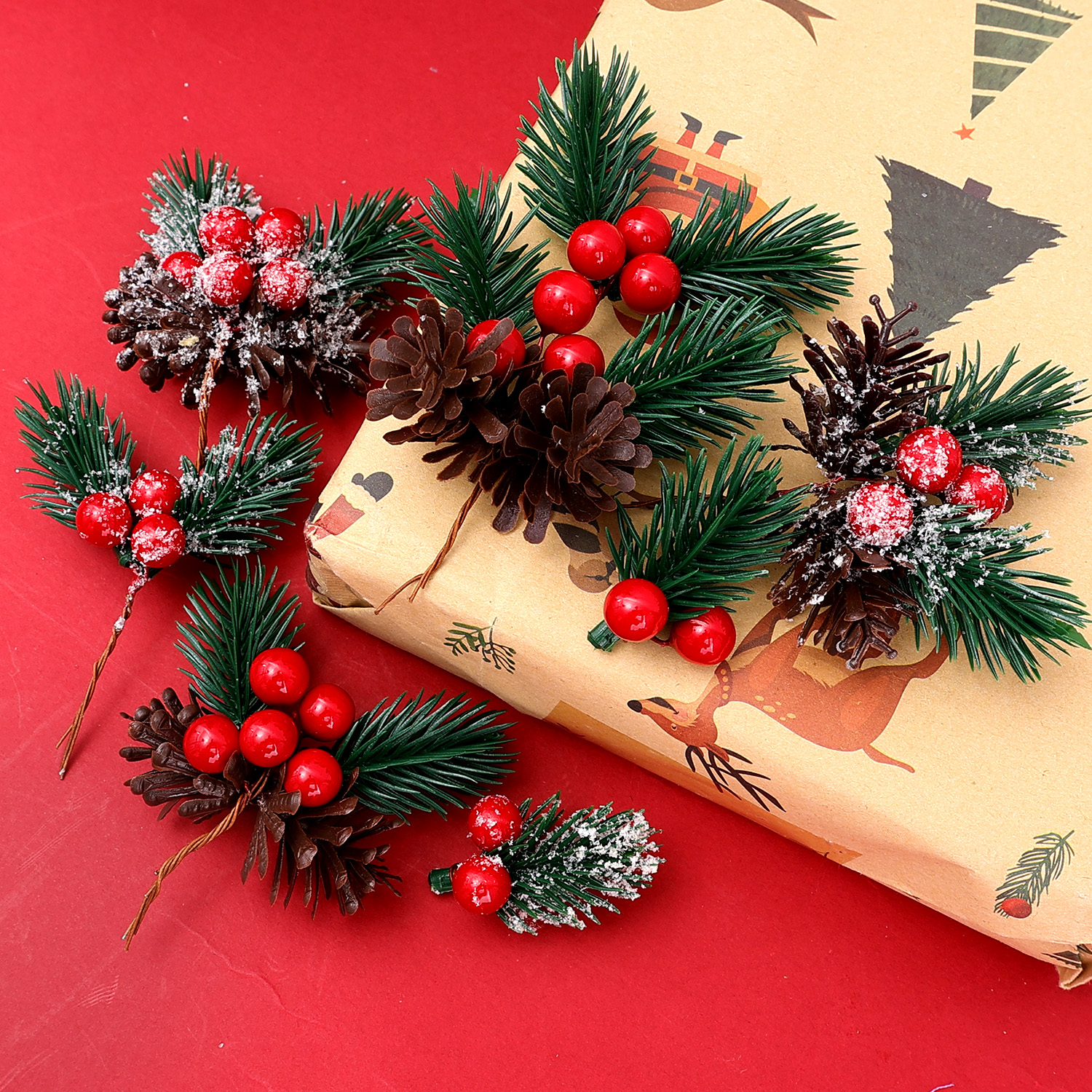 5/50Pcs Christmas Artificial P – Christmas Tree Artificial recenzja i cena