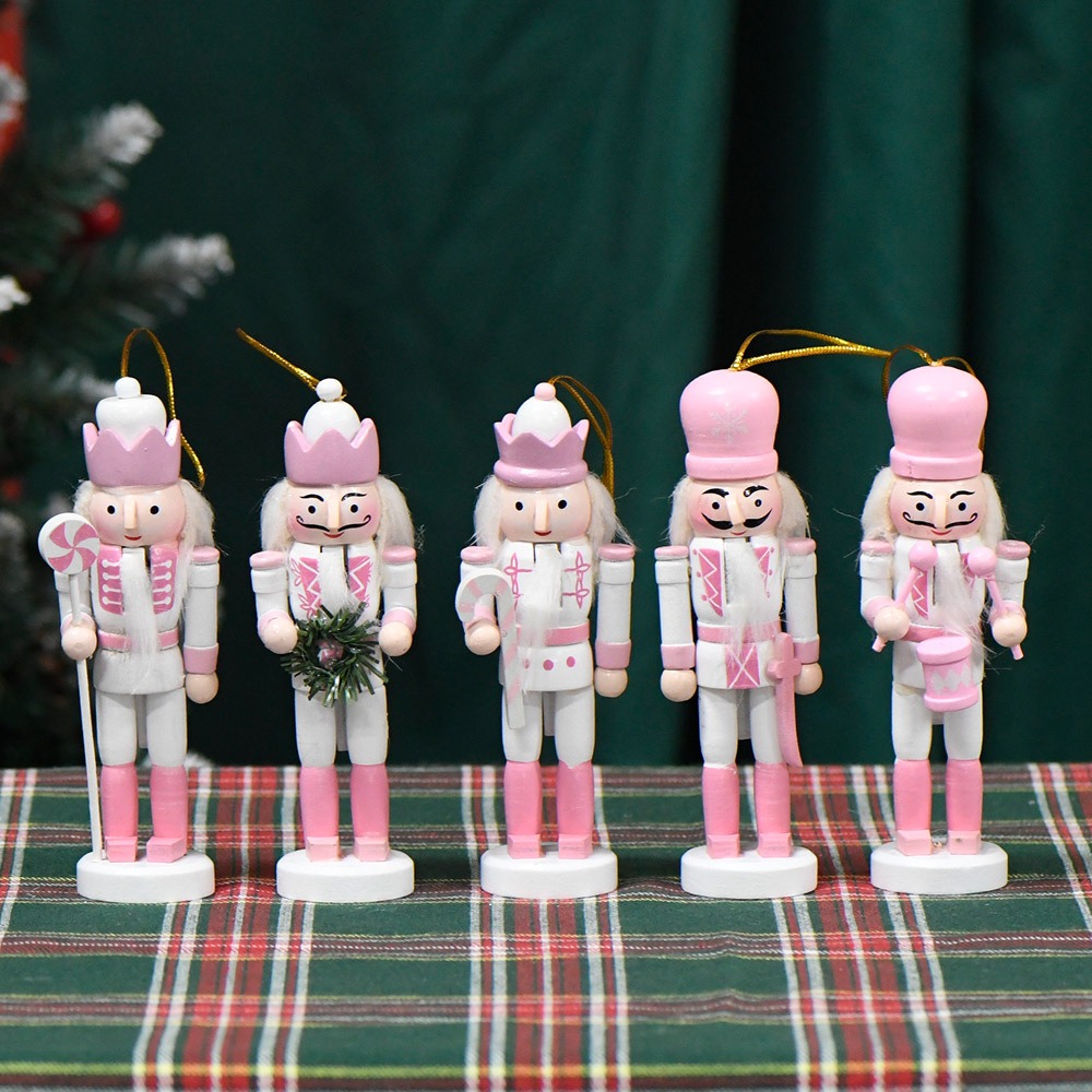 5PCS Macarone Powder Christmas – Nutcracker Figurine recenzja i cena