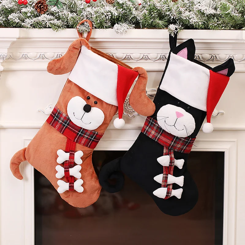 3D Animal Christmas Stockings  – Christmas Stocking Hanging recenzja i cena