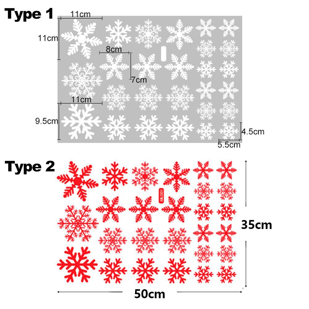 27/38PCS Gift Xmas  Festival S – Snowflake Window Decal recenzja i cena