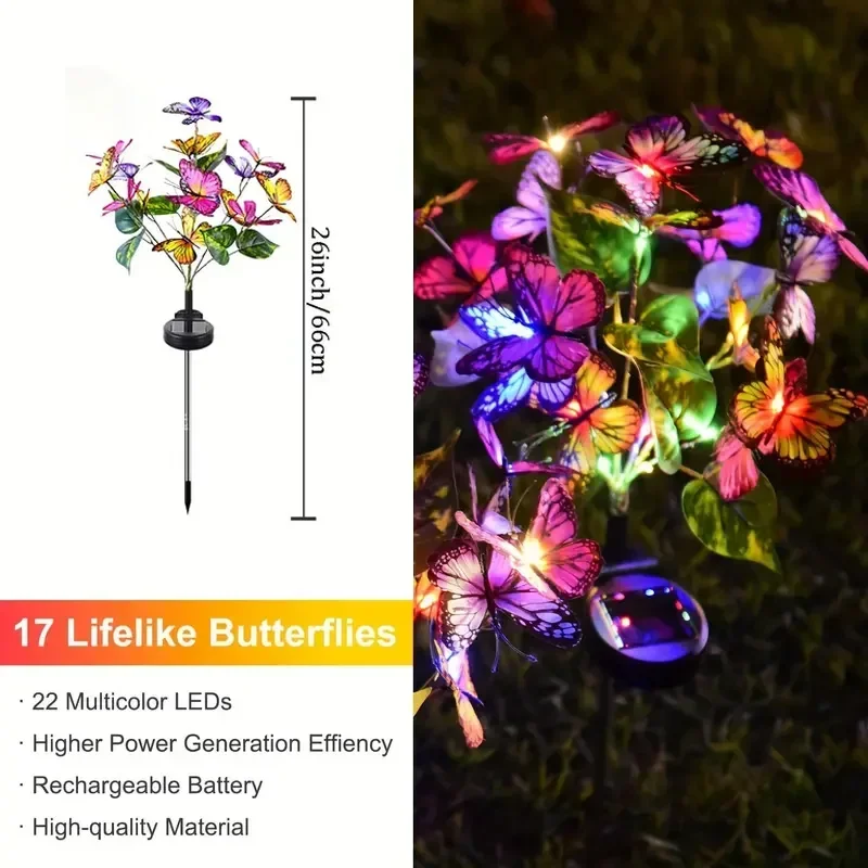 Solar LED Butterfly Garden Lig – Christmas Lights Outdoor recenzja i cena