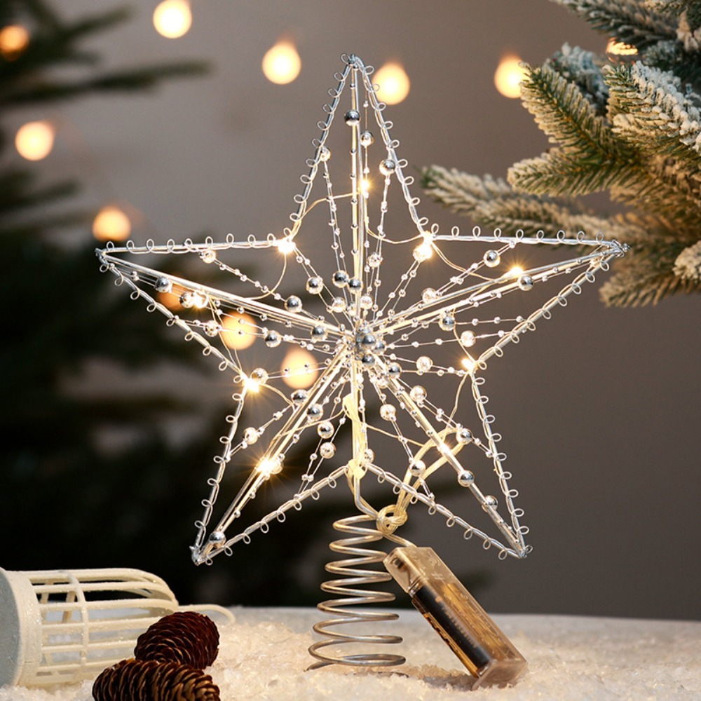 Gold/Silver LED Christmas Tree – Star Tree Topper recenzja i cena