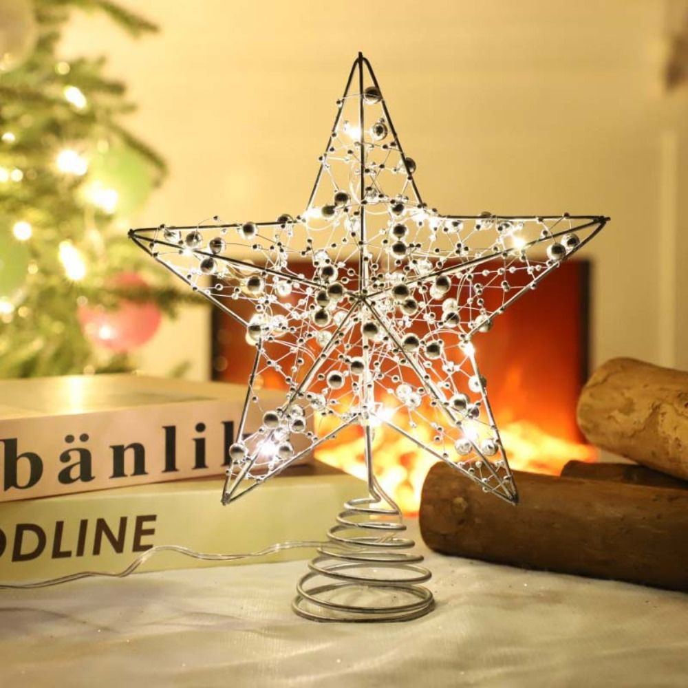 Gold/Silver LED Christmas Tree – Star Tree Topper recenzja i cena