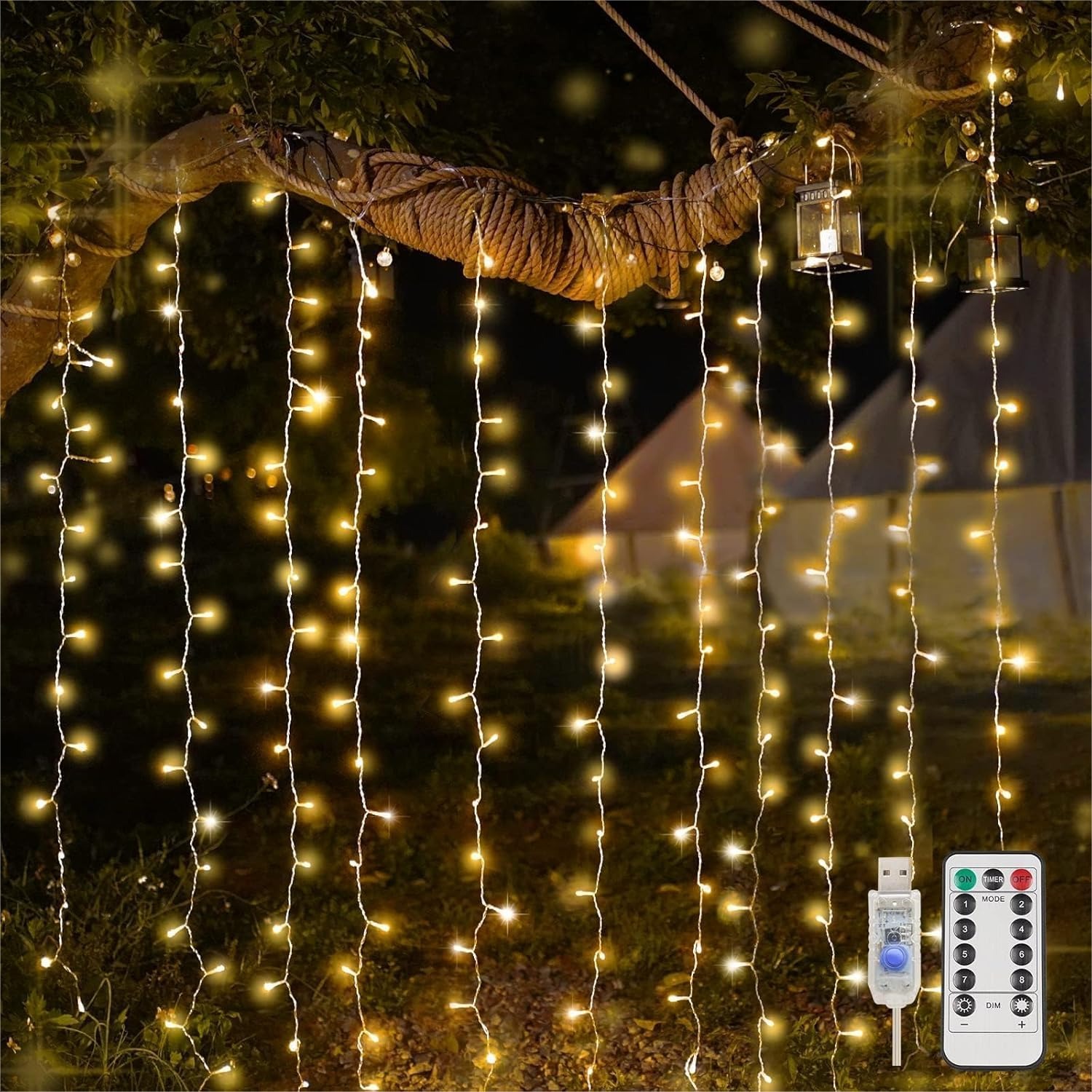 Curtain Lights For Bedroom 200 – Led Fairy String Lights recenzja i cena
