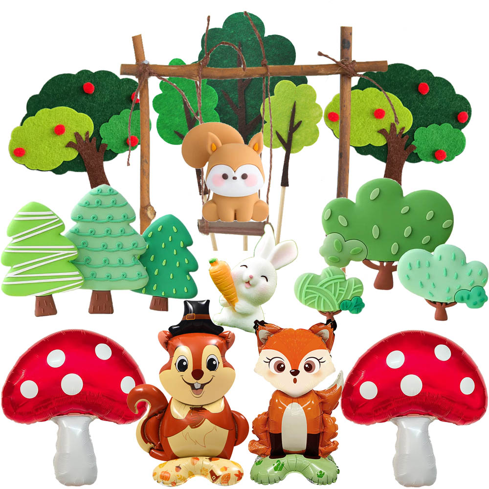 Woodland Cartoon Animal Cake D – Star Tree Topper recenzja i cena