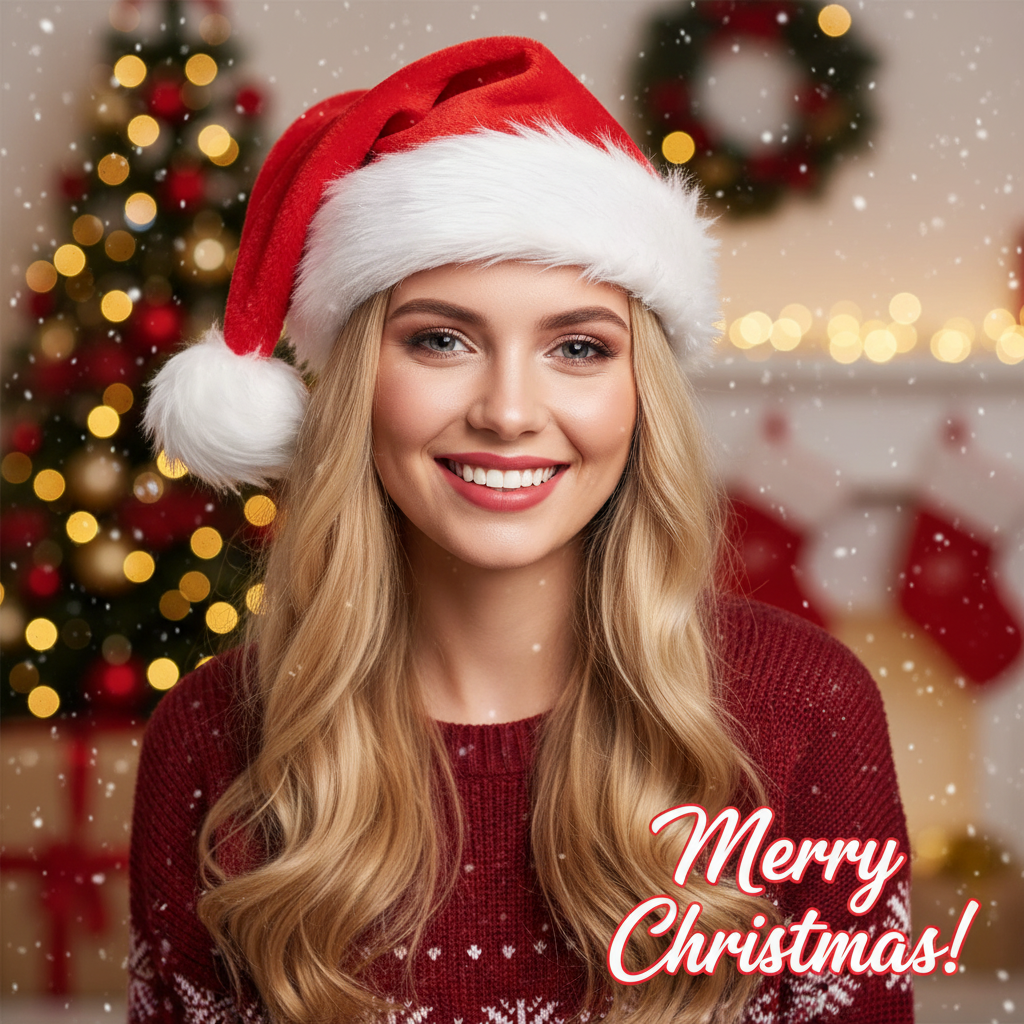 Christmas Santa Hat Xmas Long  – Santa Hat Plush recenzja i cena
