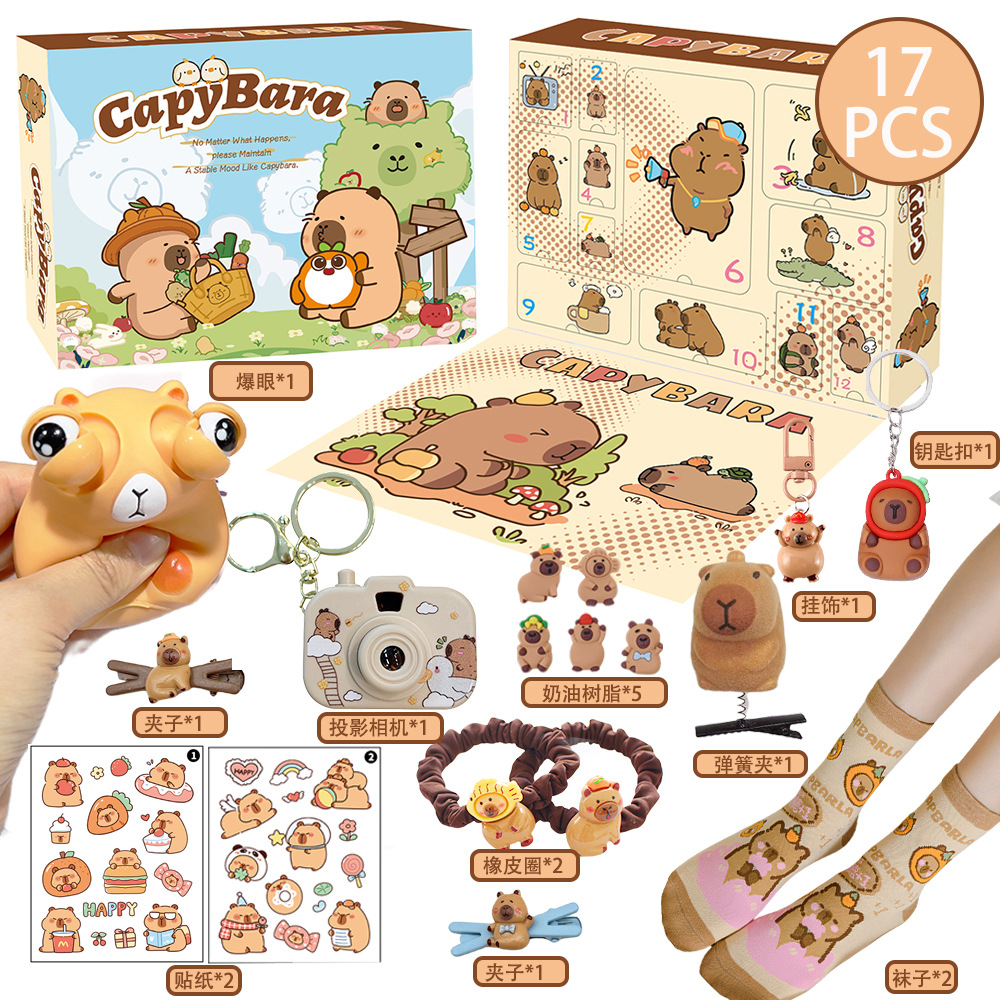 New Capybara Theme Christmas A – Advent Calendar Gift recenzja i cena