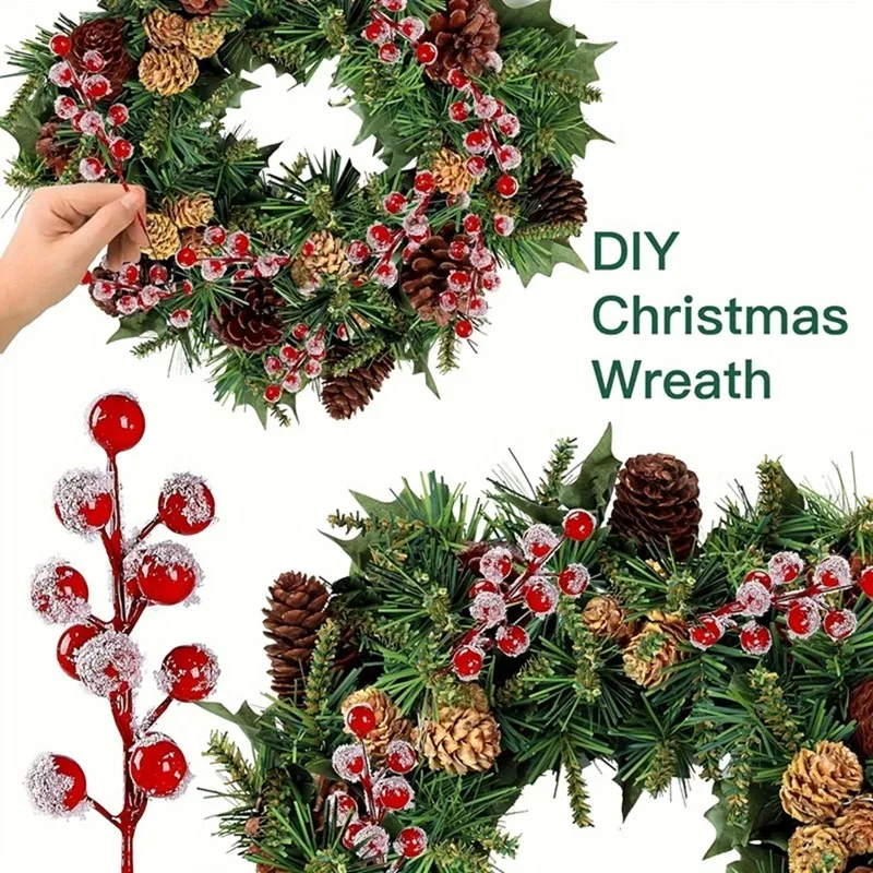 10-200PCS Artificial Red Berry – Christmas Tree Artificial recenzja i cena
