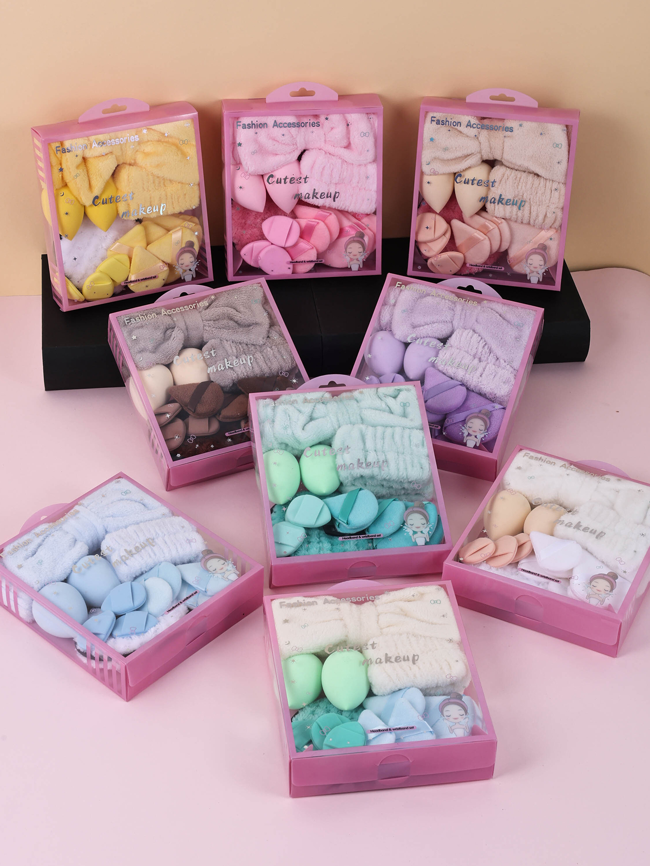 15pcs Women Wash Face Spa Hair – Ribbon Bow Gift recenzja i cena