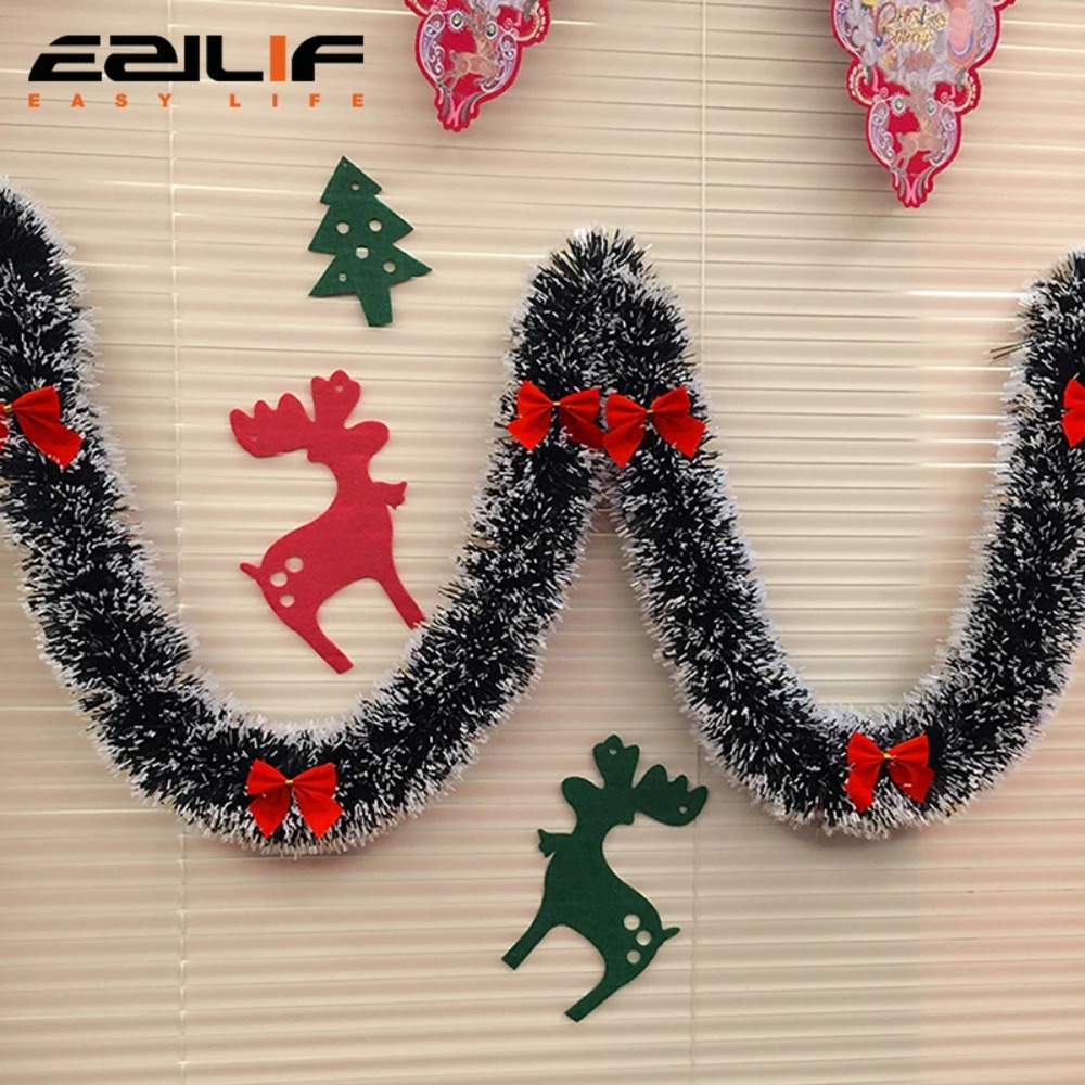 Christmas Tinsel Garland Artif – Led Fairy String Lights recenzja i cena