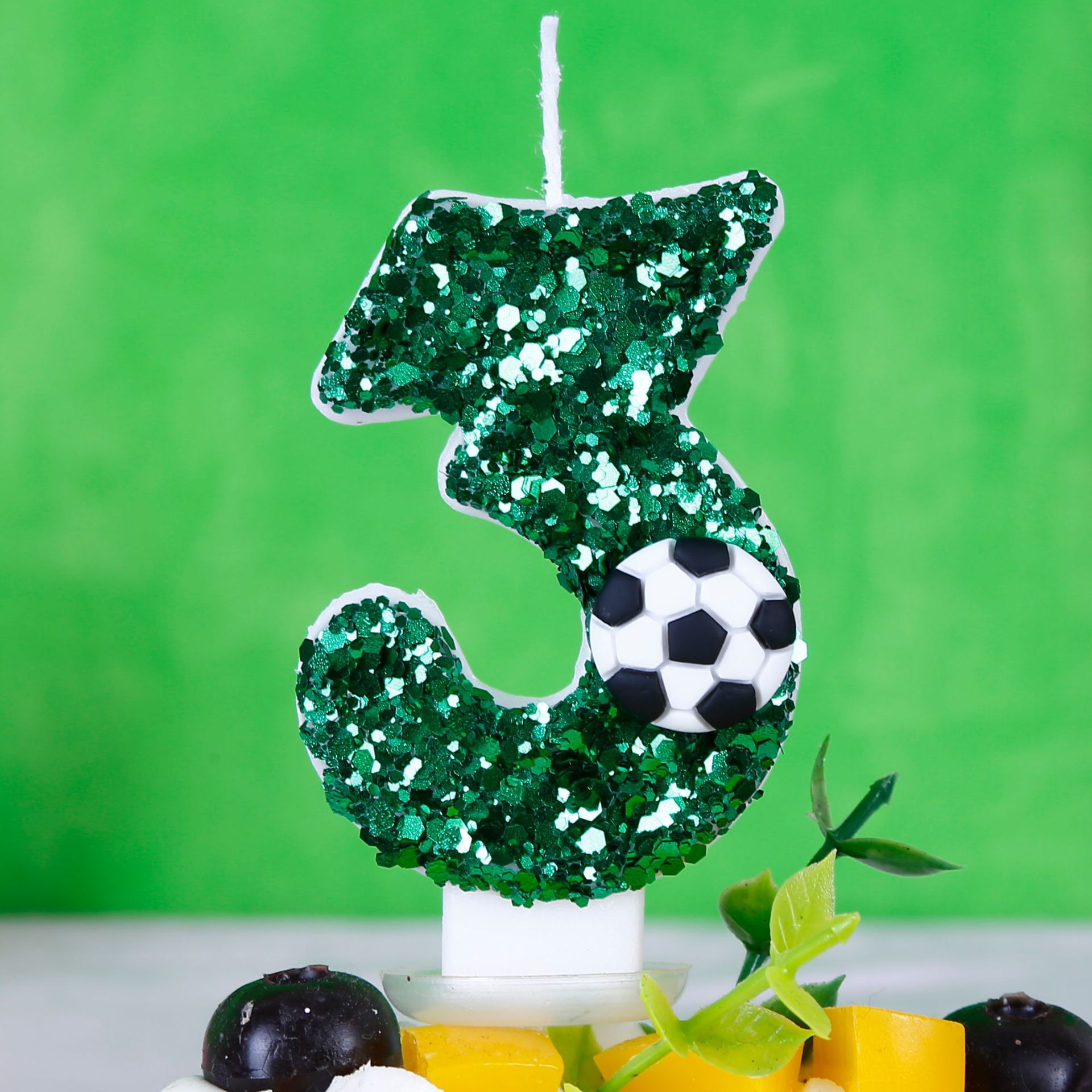 Boy Series 3D Green Football B – Holiday Candle Set recenzja i cena