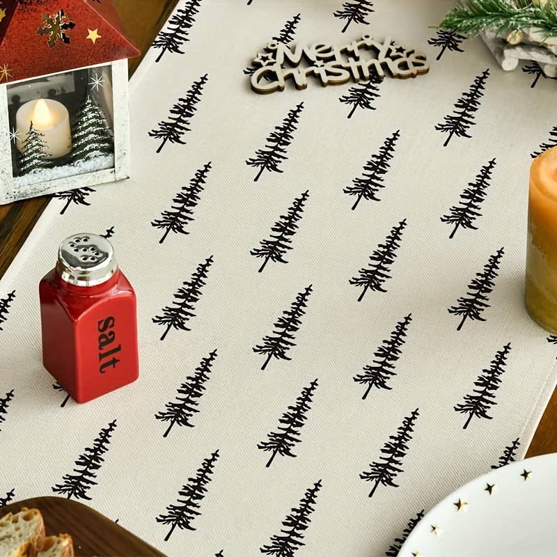 Simple Christmas Tree Table Ru – Christmas Table Runner recenzja i cena