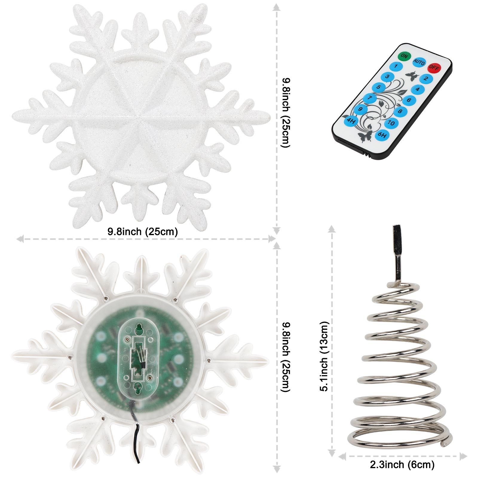 OurWarm Lighted Christmas Tree – Star Tree Topper recenzja i cena