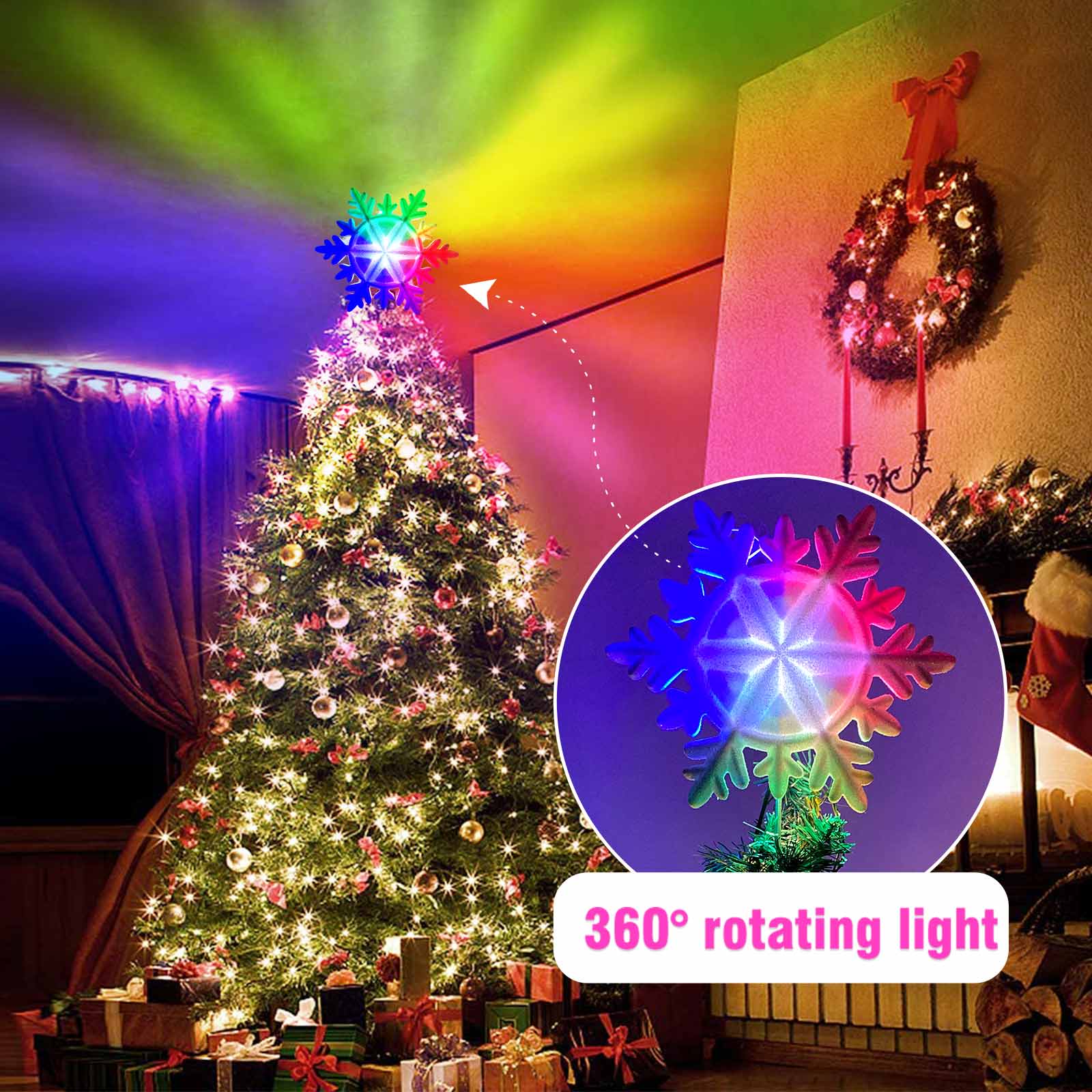 OurWarm Lighted Christmas Tree – Star Tree Topper recenzja i cena
