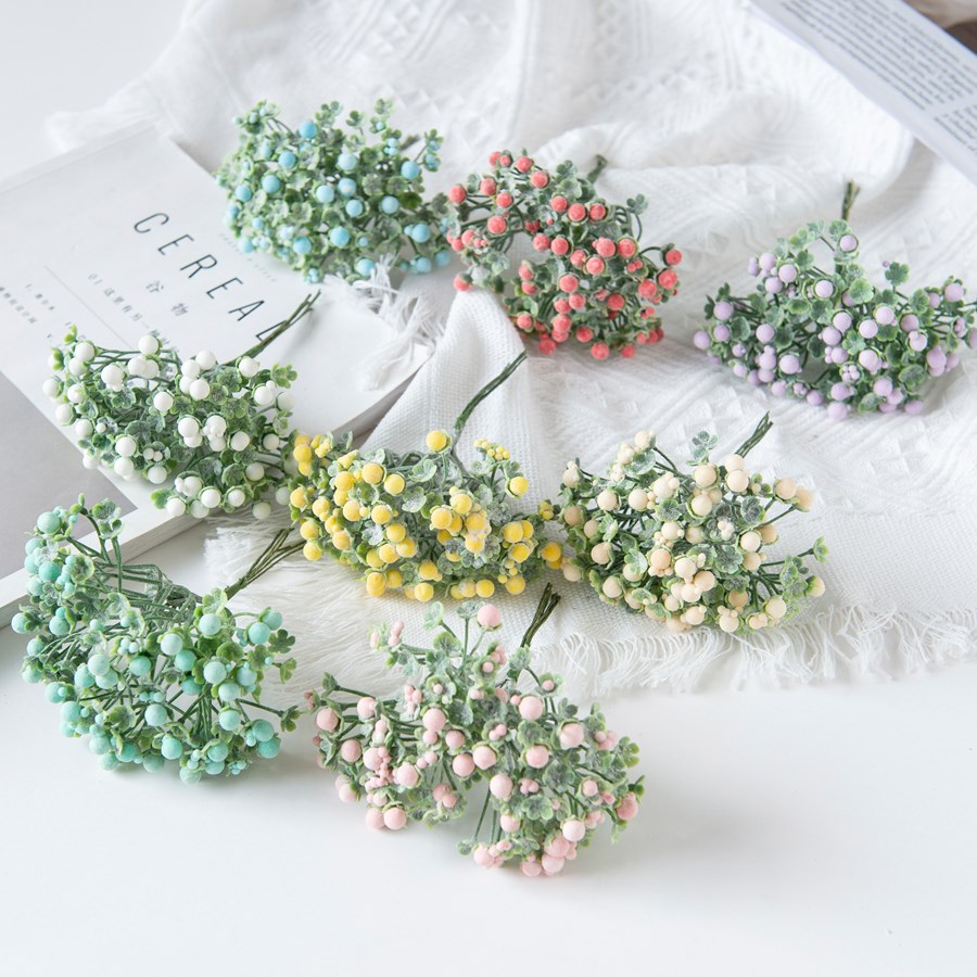 Artificial Plum Flowers Baby's – Christmas Wreath Fake recenzja i cena