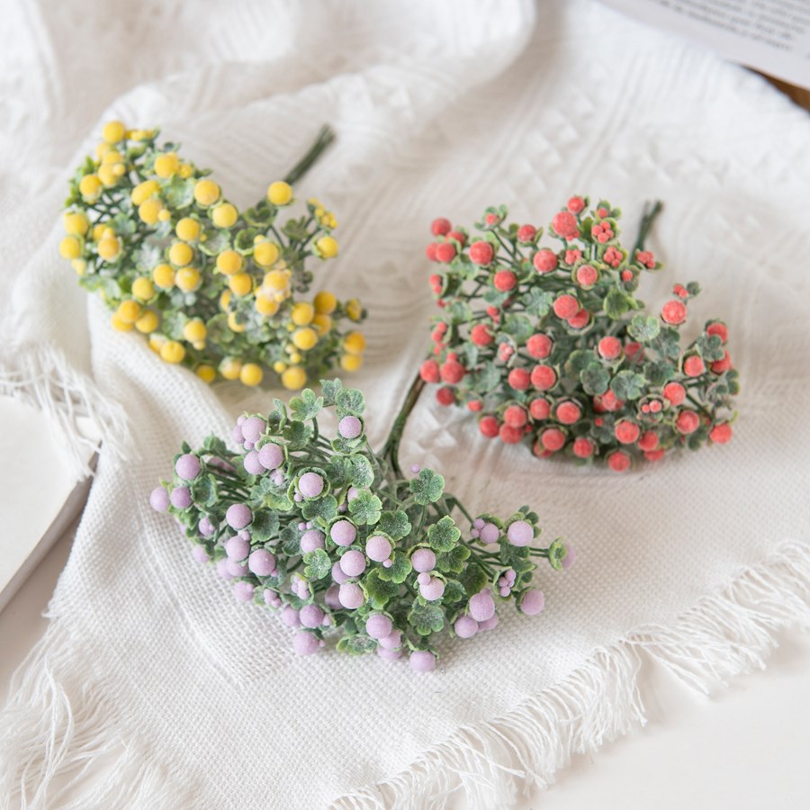 Artificial Plum Flowers Baby's – Christmas Wreath Fake recenzja i cena