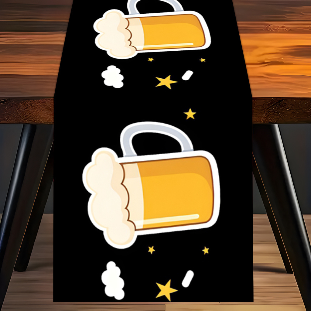 1pc 2D Flat Printed Table Runn – Christmas Table Runner recenzja i cena