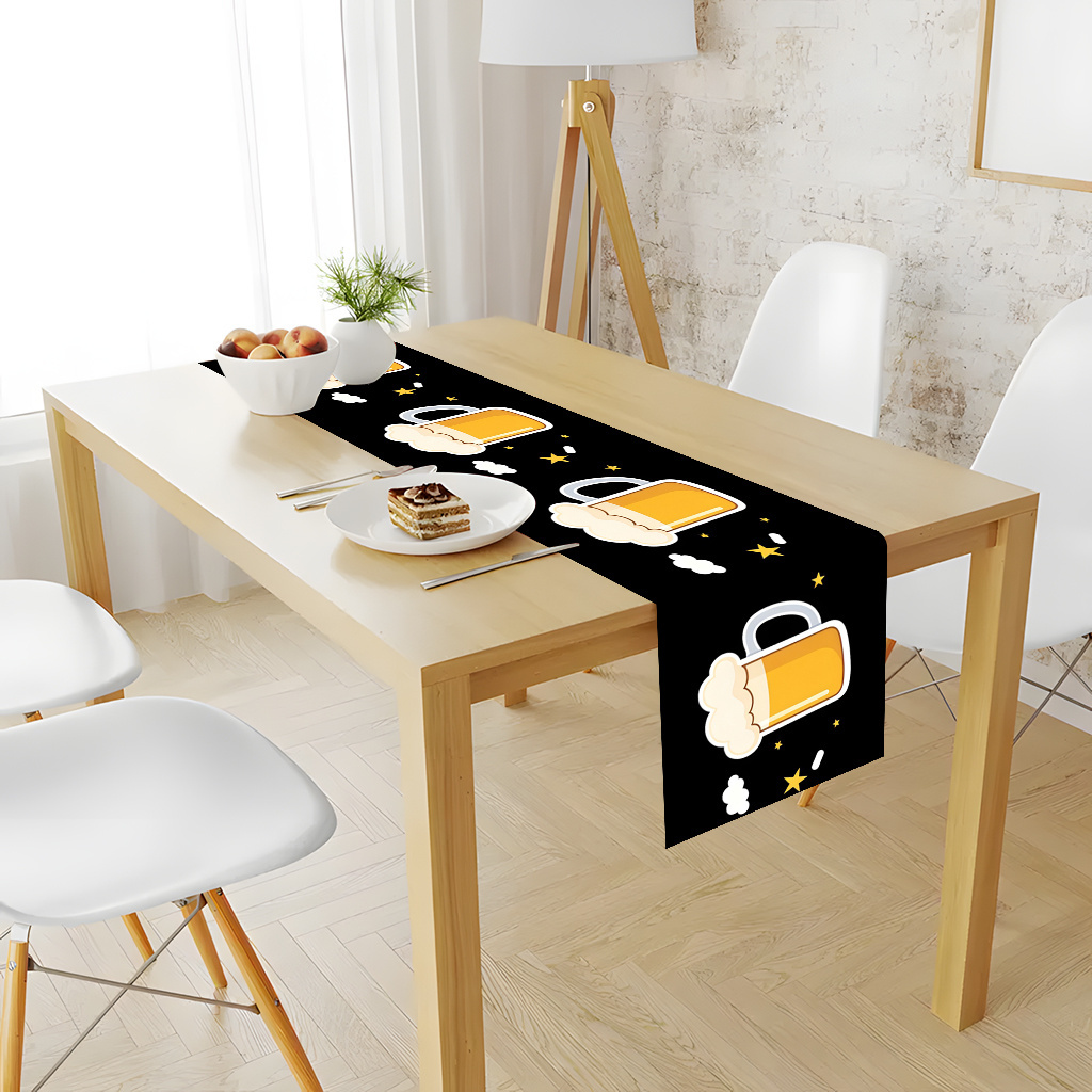1pc 2D Flat Printed Table Runn – Christmas Table Runner recenzja i cena