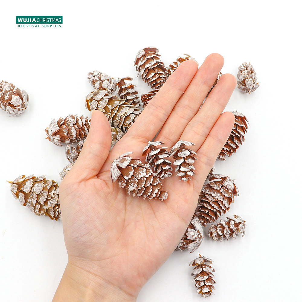24Pcs Christmas Fake Pine Cone – Christmas Wreath Fake recenzja i cena
