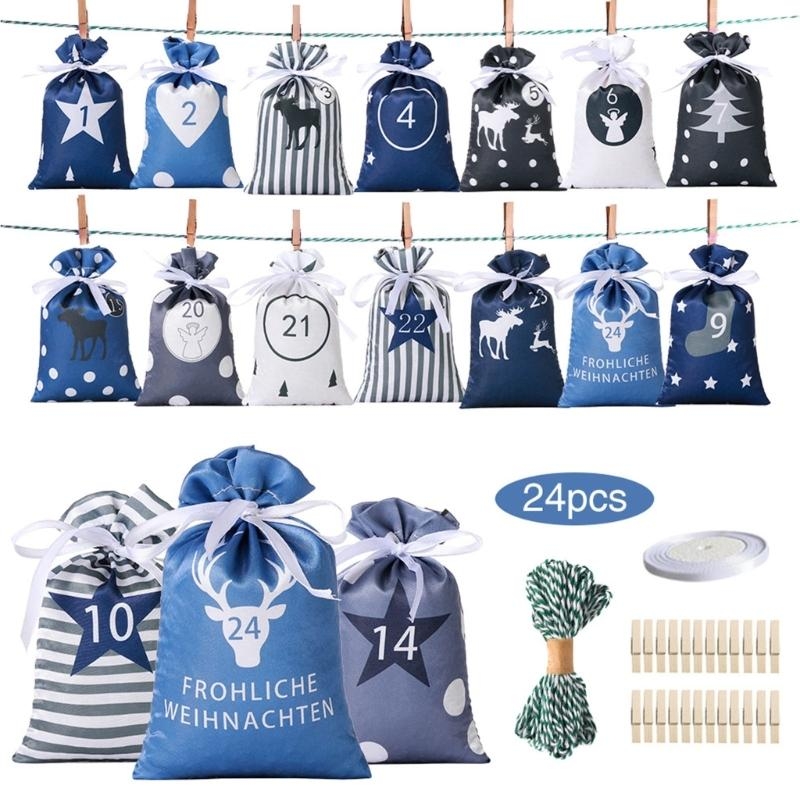 Christmas Advent Calendar Bags – Advent Calendar Gift recenzja i cena