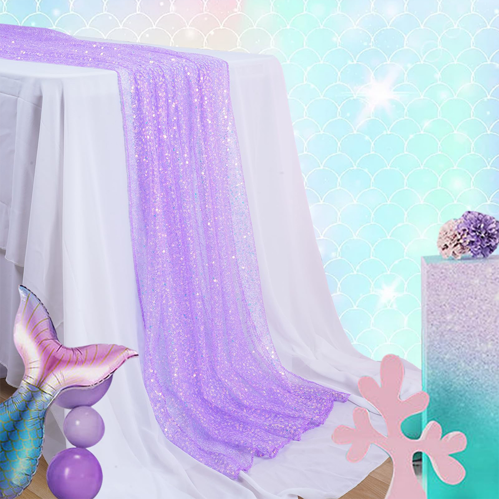 Mermaid Table Runner Iridescen – Christmas Table Runner recenzja i cena