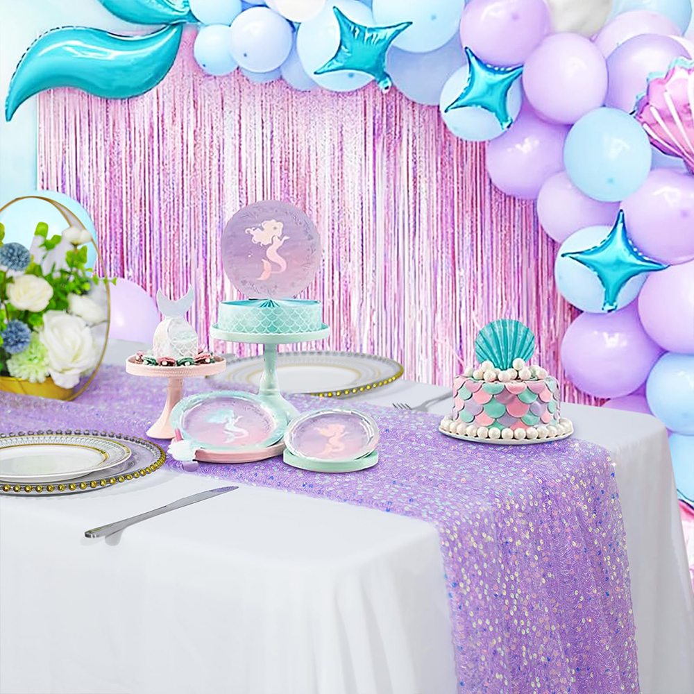 Mermaid Table Runner Iridescen – Christmas Table Runner recenzja i cena
