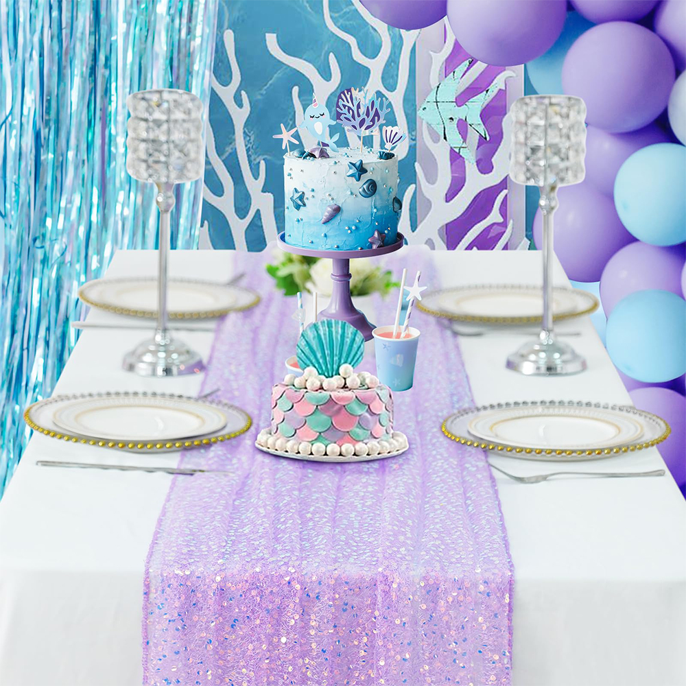 Mermaid Table Runner Iridescen – Christmas Table Runner recenzja i cena