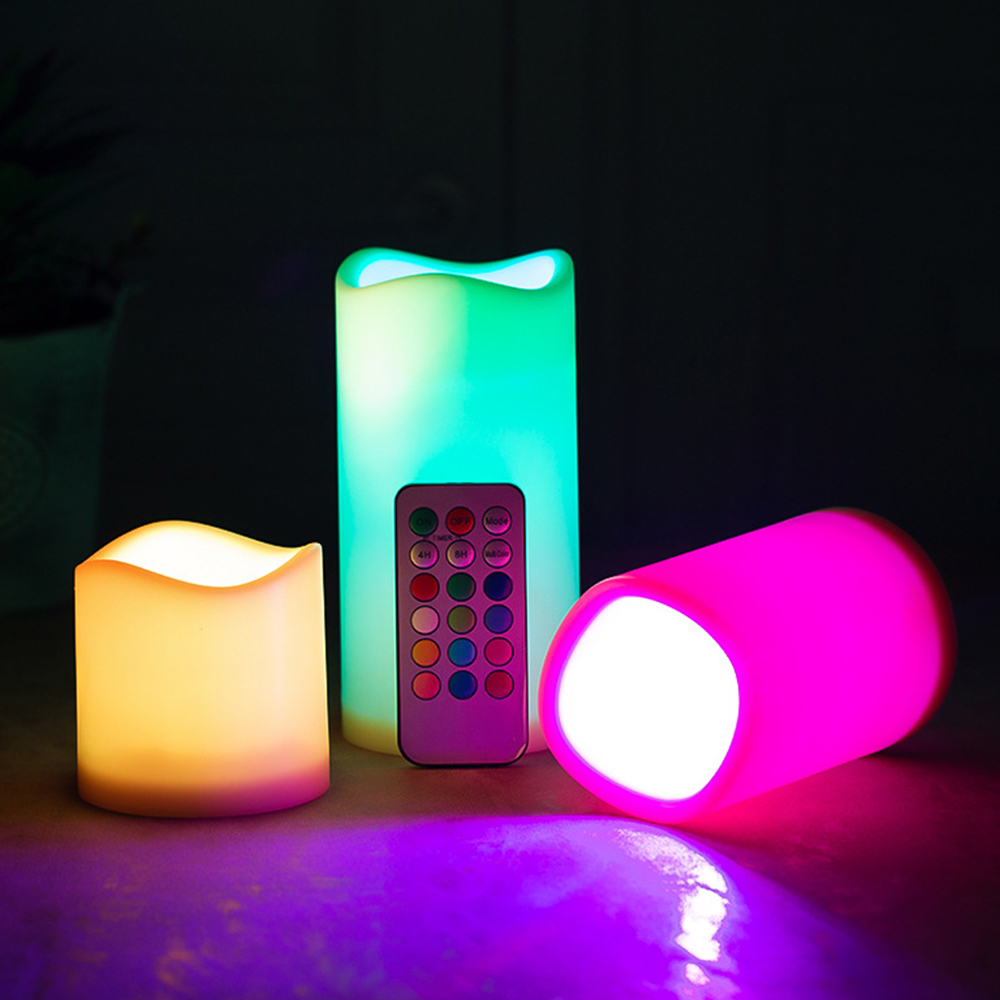 3pcs/ set LED Flameless Flicke – Holiday Candle Set recenzja i cena