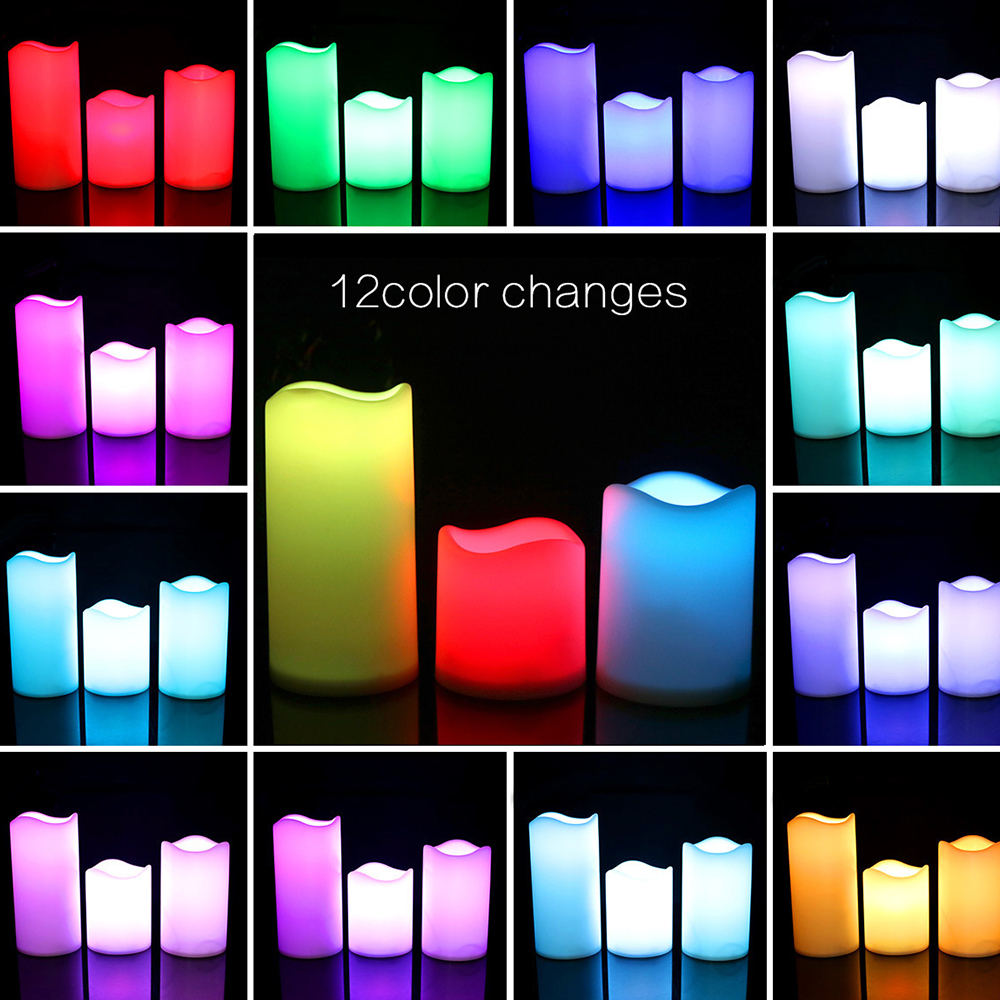 3pcs/ set LED Flameless Flicke – Holiday Candle Set recenzja i cena