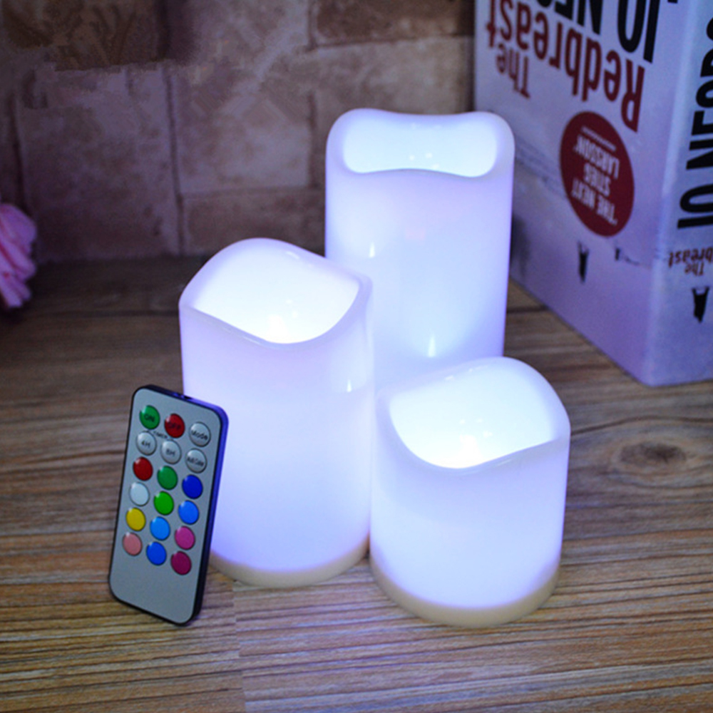 3pcs/ set LED Flameless Flicke – Holiday Candle Set recenzja i cena