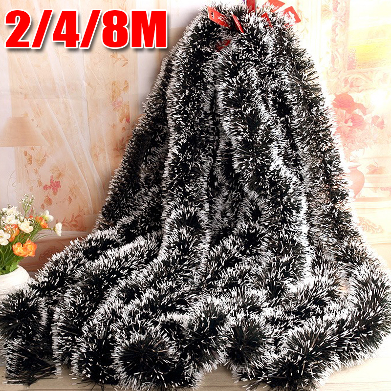 2-8M Christmas Decor Ribbons G – Tinsel Garland Decoration recenzja i cena