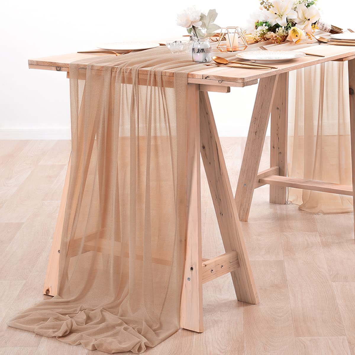 Chiffon Table Runner Nude Shee – Christmas Table Runner recenzja i cena