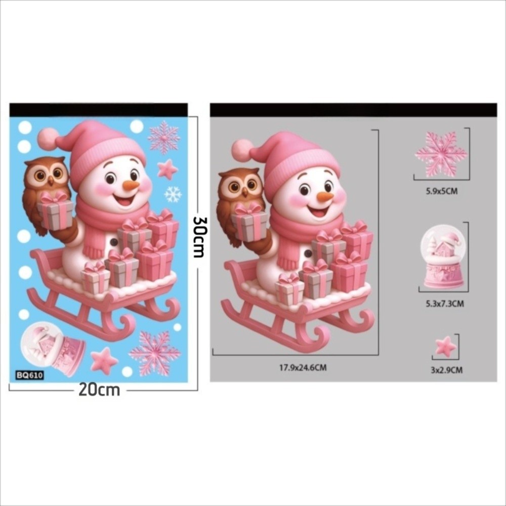 Cartoon PVC Window Stickers Sn – Snowflake Window Decal recenzja i cena