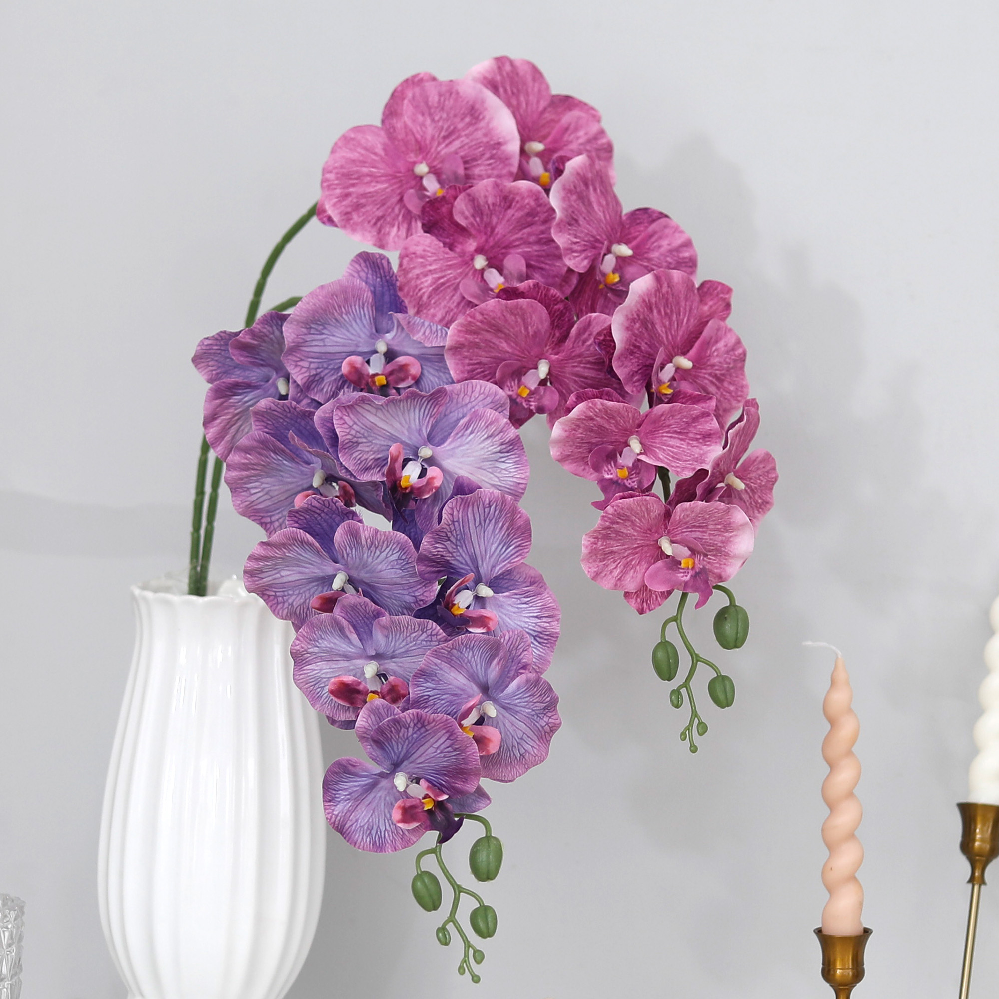 Long Branch Butterfly Orchids  – Christmas Wreath Fake recenzja i cena