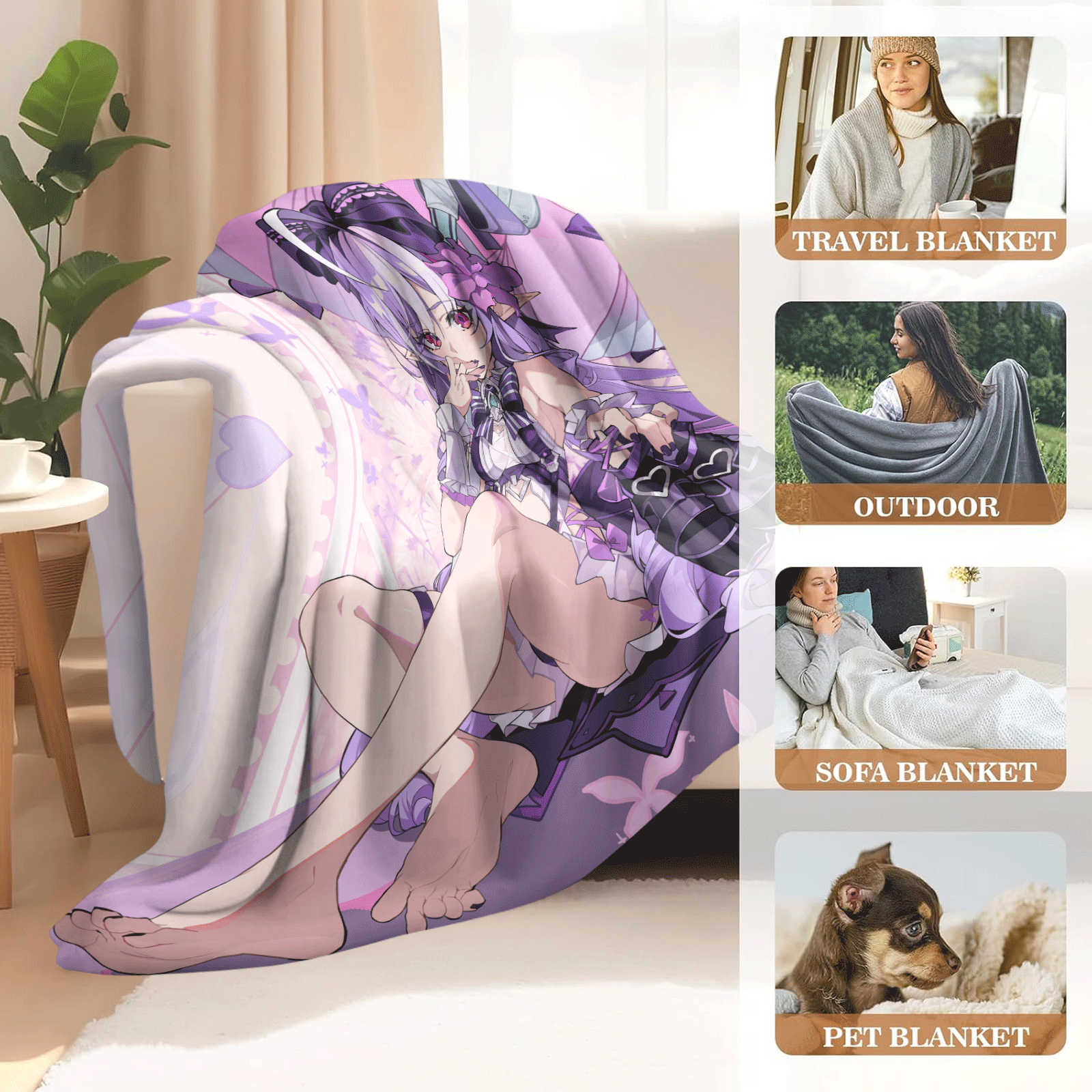 Cartoon Zenless Zone Zero  Fla – Christmas Throw Blanket recenzja i cena
