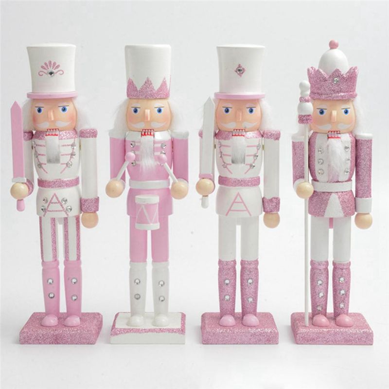 AT16 30cm Pink Wooden Nutcrack – Nutcracker Figurine recenzja i cena