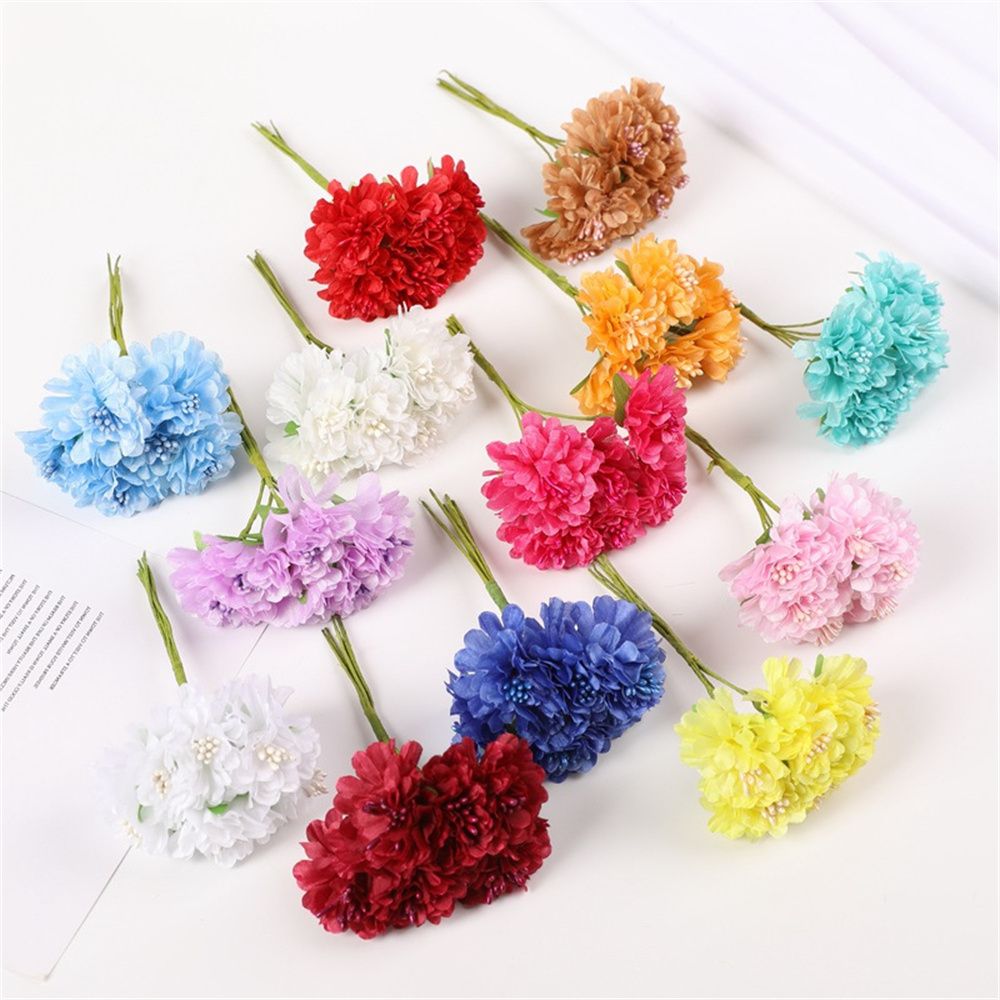 18PCS Bouquet Artificial Flowe – Christmas Wreath Fake recenzja i cena