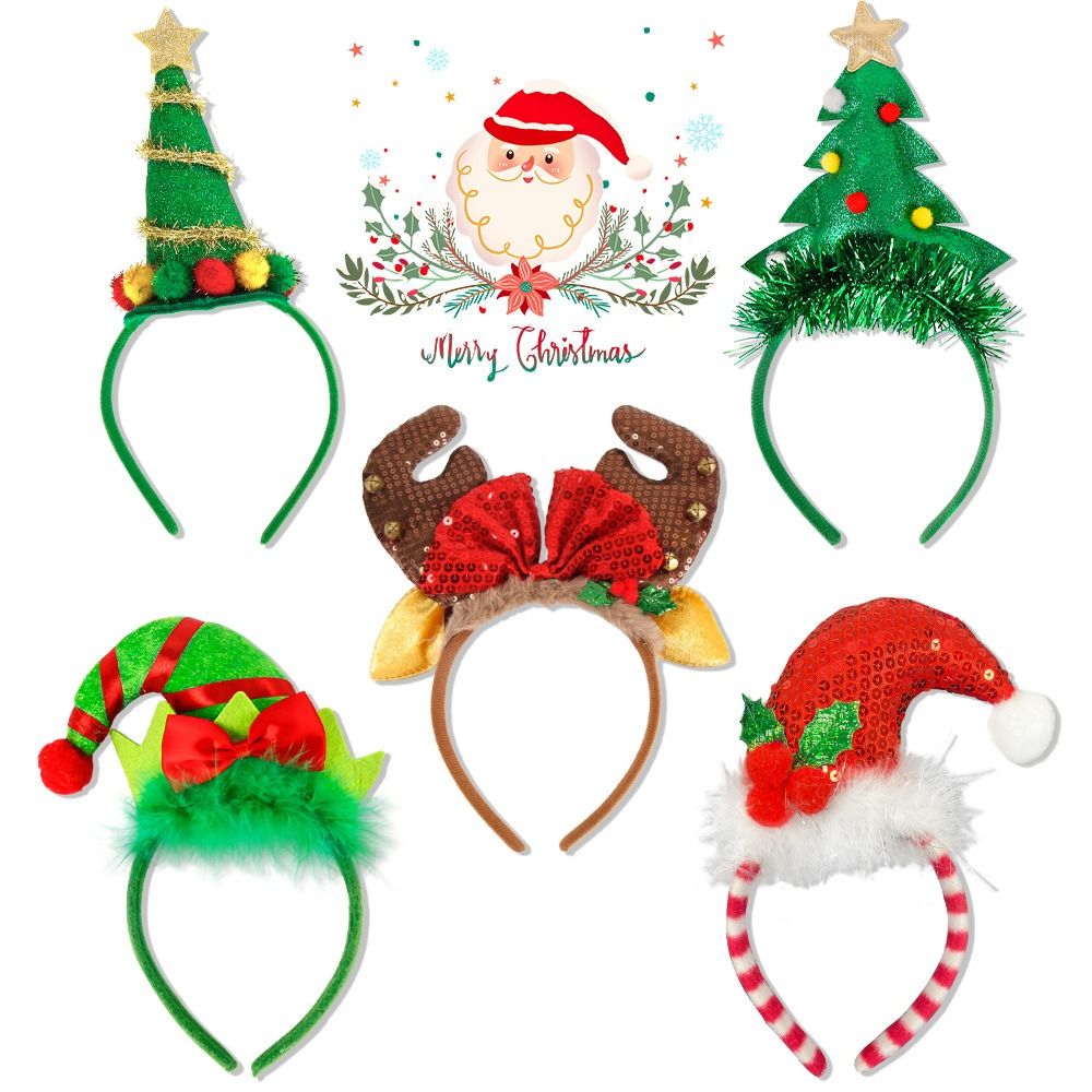 Cartoon Christmas Headbands We – Reindeer Antlers Headband recenzja i cena
