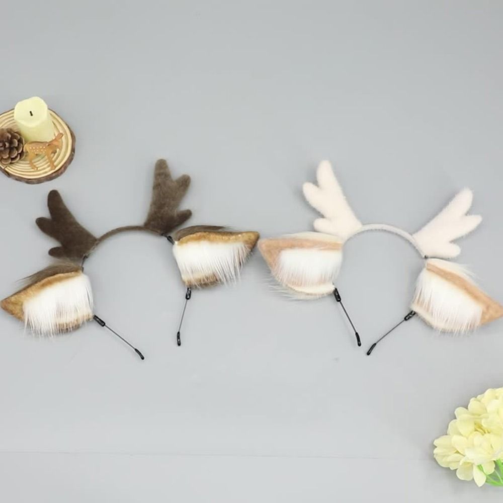 Deer Ears Reindeer Antler Head – Reindeer Antlers Headband recenzja i cena