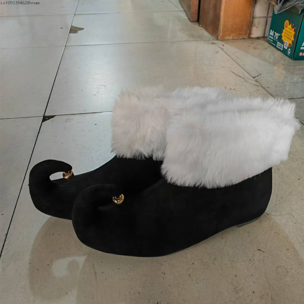 Christmas Suede Boots With Jin – Elf Costume Christmas recenzja i cena