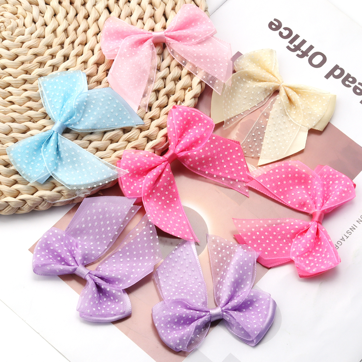 10Pcs/lot Satin Ribbon Bows Pr – Ribbon Bow Gift recenzja i cena