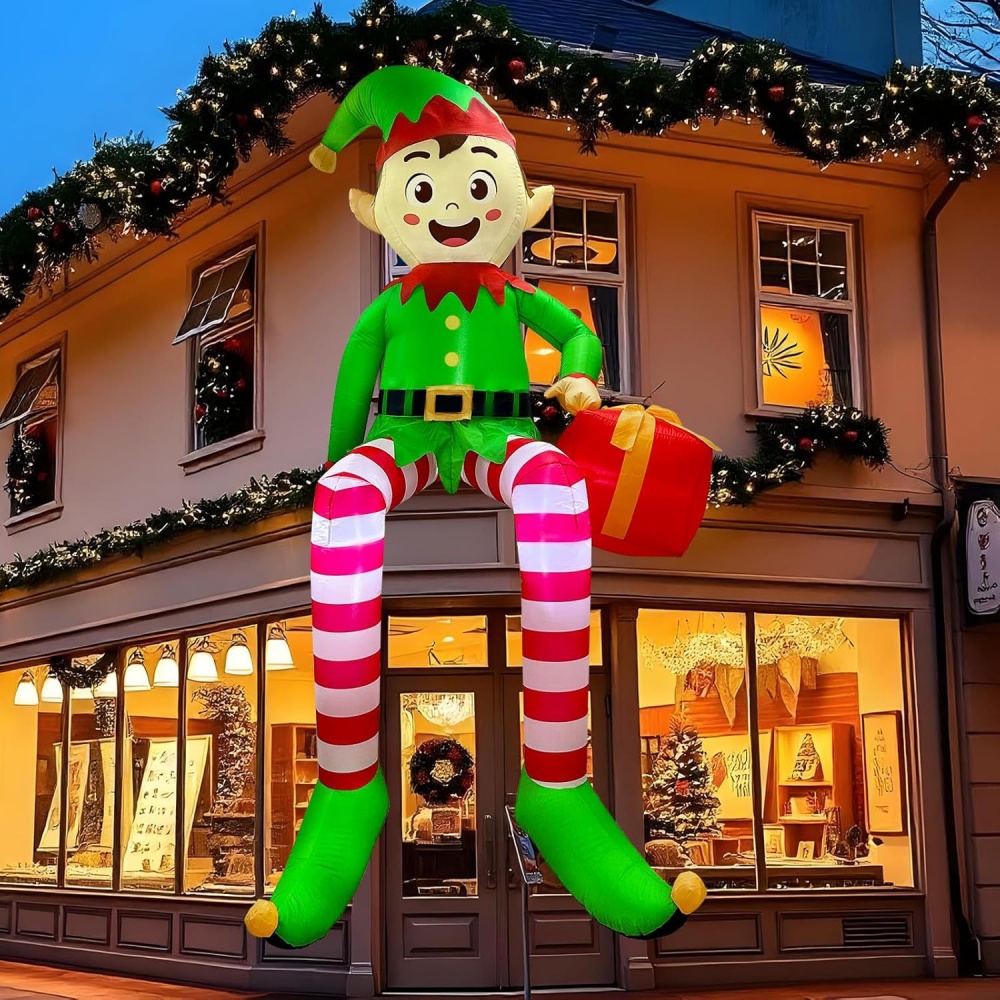 8FT Christmas Inflatables Sitt – Christmas Lights Outdoor recenzja i cena