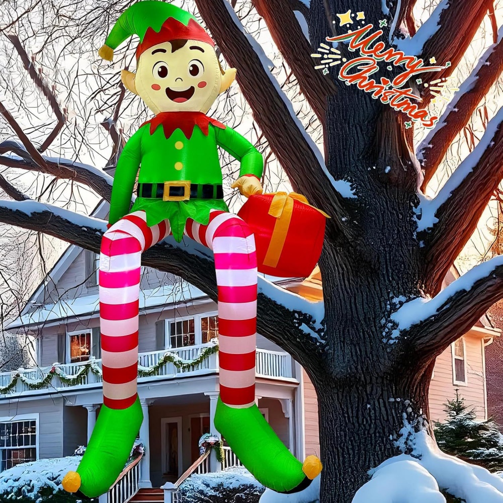 8FT Christmas Inflatables Sitt – Christmas Lights Outdoor recenzja i cena