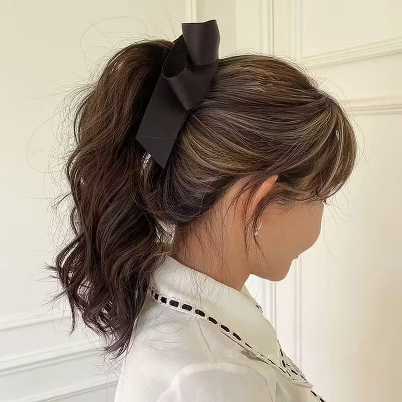4PCS Bow Tassel Cute Hair Clip – Ribbon Bow Gift recenzja i cena