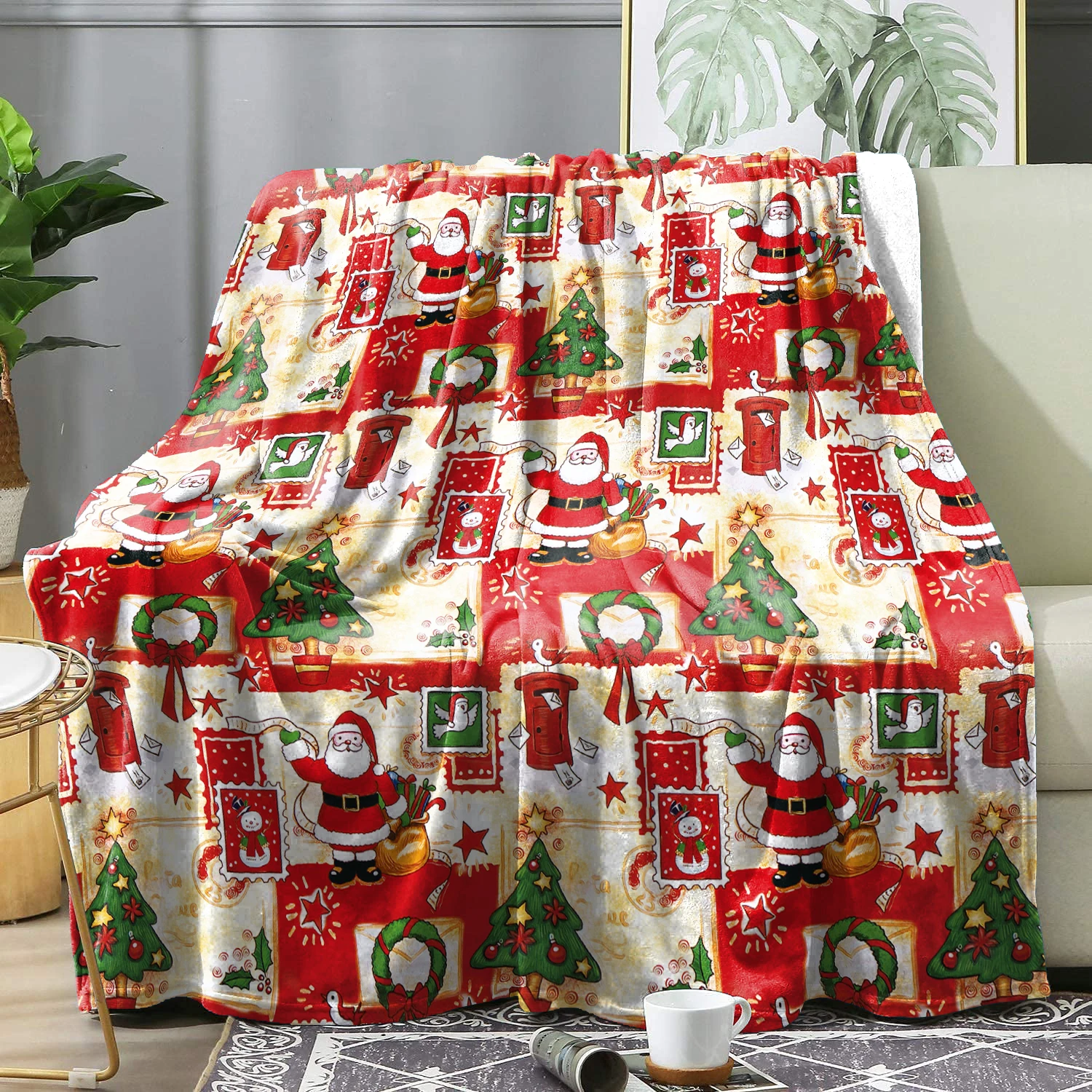 Cozy Flannel Winter Blanket Re – Christmas Throw Blanket recenzja i cena