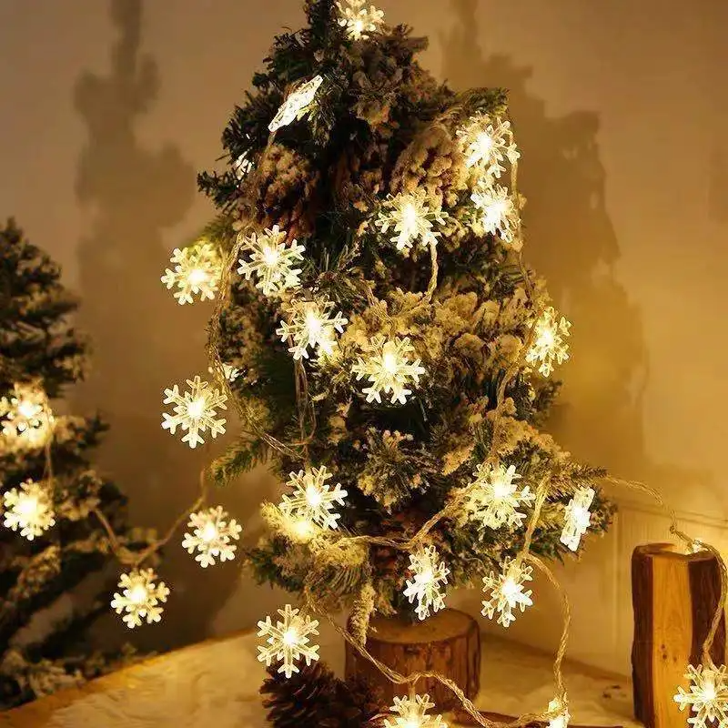 10/20/40 LED Snowflake String  – Led Fairy String Lights recenzja i cena