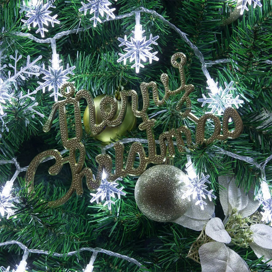 10/20/40 LED Snowflake String  – Led Fairy String Lights recenzja i cena