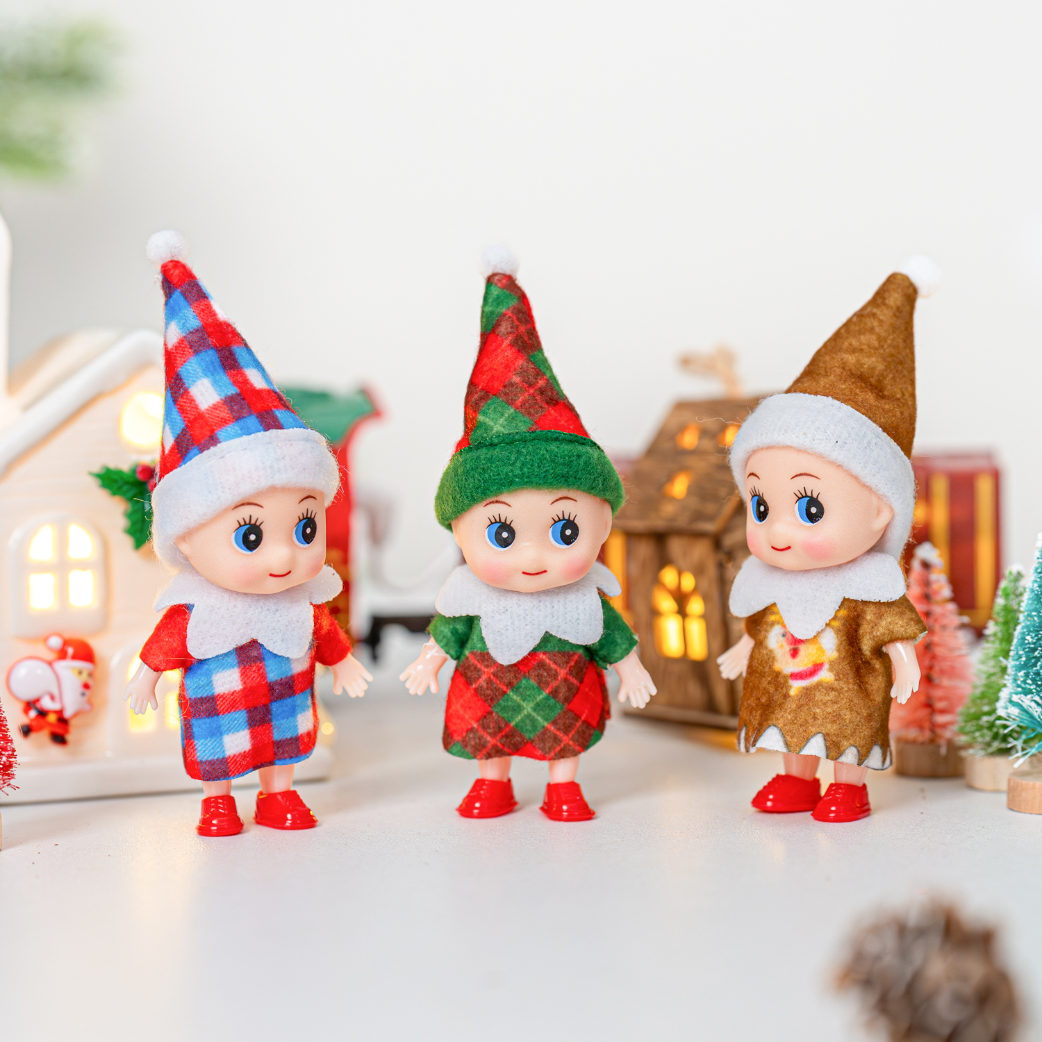 4/5/6 Pcs Mini Baby Elf Christ – Christmas Throw Blanket recenzja i cena